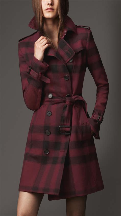 purple burberry london trench|burberry trench coat.